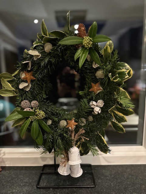 Winter workshop kerstkrans4